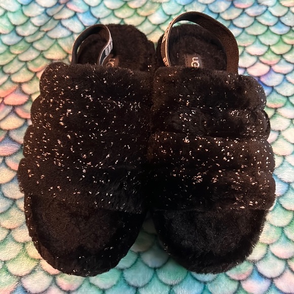 UGG FLUFF YEAH SLIDES PLATFORM - Picture 1 of 6
